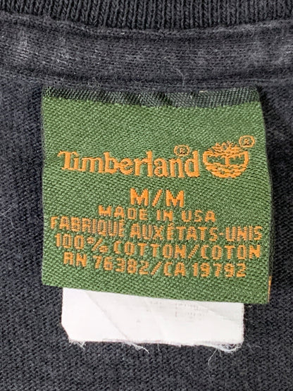 【現状渡し品】【メンズ】 TIMBERLAND ティンバーランド 90S LS TEE 長袖Tシャツ ロングスリーブ ヴィンテージ 146-260718-AS-10-min サイズ：M カラー：ブラック 万代Net店