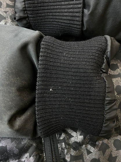 【中古品】【メンズ】 1191 カルバンクライン MONOGRAM DOWN JACKET モノグラム ダウンジャケット メンズ アウター 141-260213-em-38-min サイズ：M カラー：ブラック（モノグラム） 万代Net店