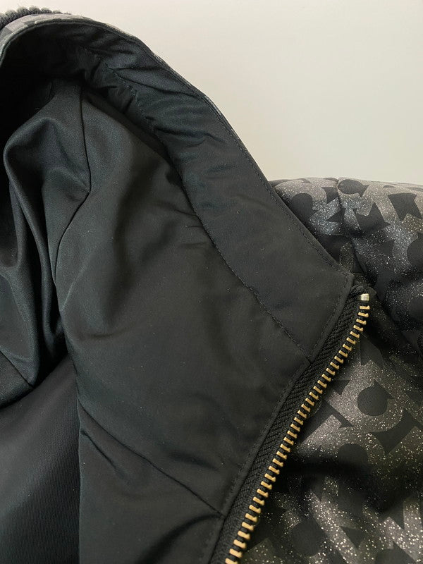【中古品】【メンズ】 1191 カルバンクライン MONOGRAM DOWN JACKET モノグラム ダウンジャケット メンズ アウター 141-260213-em-38-min サイズ：M カラー：ブラック（モノグラム） 万代Net店