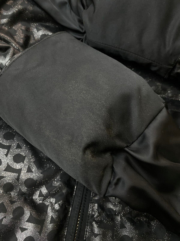 【中古品】【メンズ】 1191 カルバンクライン MONOGRAM DOWN JACKET モノグラム ダウンジャケット メンズ アウター 141-260213-em-38-min サイズ：M カラー：ブラック（モノグラム） 万代Net店