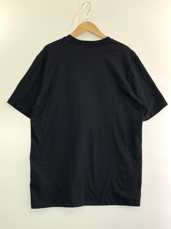 【中古品】【メンズ】 MSGM エムエスジーエム LOGO TEE ロゴ ティーシャツ 2000MM500 メンズ 半袖 ショートスリーブ 141-260709-hu-01-min サイズ：L カラー：ブラック 万代Net店