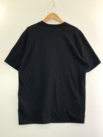 【中古品】【メンズ】 MSGM エムエスジーエム LOGO TEE ロゴ ティーシャツ 2000MM500 メンズ 半袖 ショートスリーブ 141-260709-hu-01-min サイズ：L カラー：ブラック 万代Net店