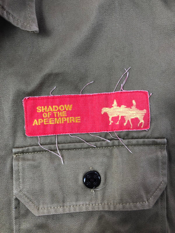 【中古品】【メンズ】 A BATHING APE アベイシングエイプ BOY SCOUT SHIRT ボーイ スカウト シャツ 長袖シャツ 142-260518-na-26-tagh サイズ：L カラー：ベージュ系 万代Net店