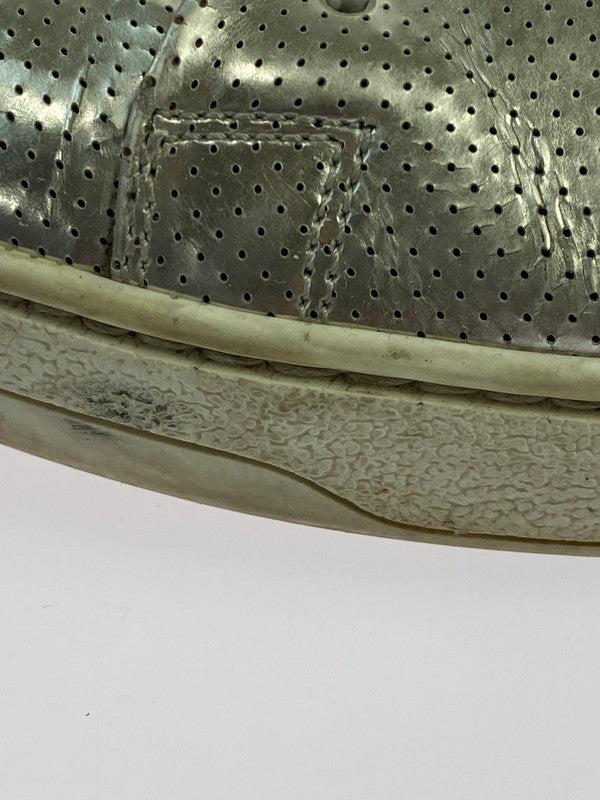 【現状渡し品】【メンズ】 LOUIS VUITTON ルイ・ヴィトン SNEAKERS GO1126 メタリック フロントローライン スニーカー 靴 179-260219-yn-21-min サイズ：7 カラー：シルバー 万代Net店