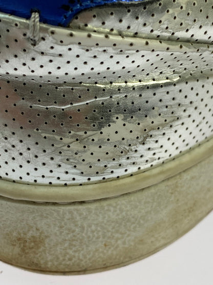【現状渡し品】【メンズ】 LOUIS VUITTON ルイ・ヴィトン SNEAKERS GO1126 メタリック フロントローライン スニーカー 靴 179-260219-yn-21-min サイズ：7 カラー：シルバー 万代Net店