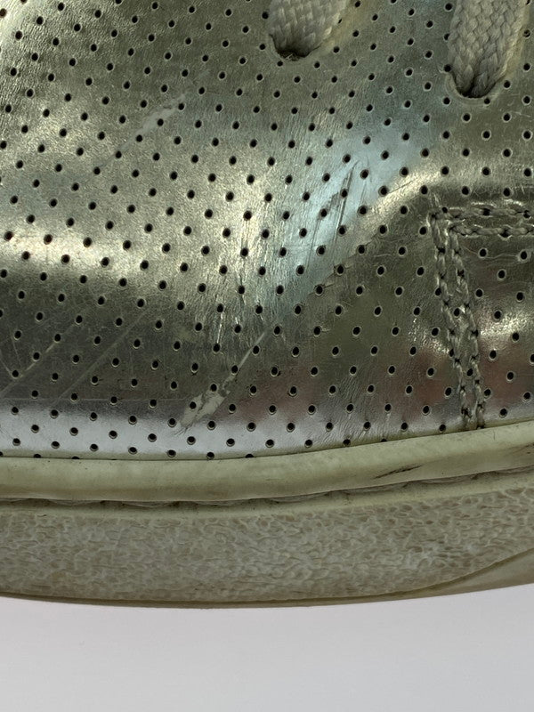 【現状渡し品】【メンズ】 LOUIS VUITTON ルイ・ヴィトン SNEAKERS GO1126 メタリック フロントローライン スニーカー 靴 179-260219-yn-21-min サイズ：7 カラー：シルバー 万代Net店
