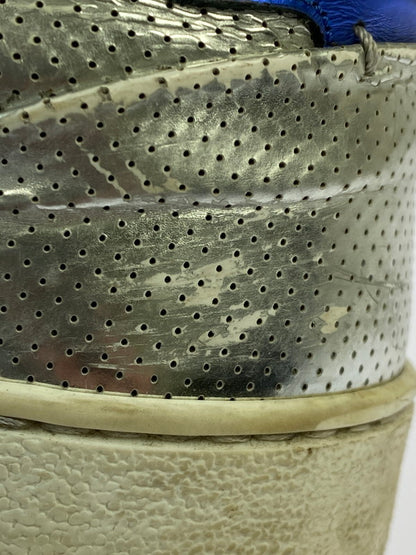 【現状渡し品】【メンズ】 LOUIS VUITTON ルイ・ヴィトン SNEAKERS GO1126 メタリック フロントローライン スニーカー 靴 179-260219-yn-21-min サイズ：7 カラー：シルバー 万代Net店