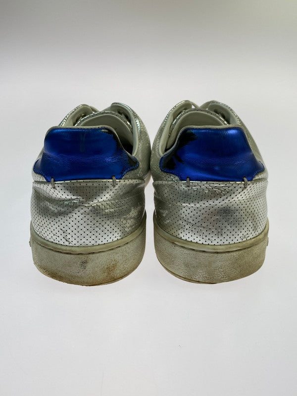【現状渡し品】【メンズ】 LOUIS VUITTON ルイ・ヴィトン SNEAKERS GO1126 メタリック フロントローライン スニーカー 靴 179-260219-yn-21-min サイズ：7 カラー：シルバー 万代Net店