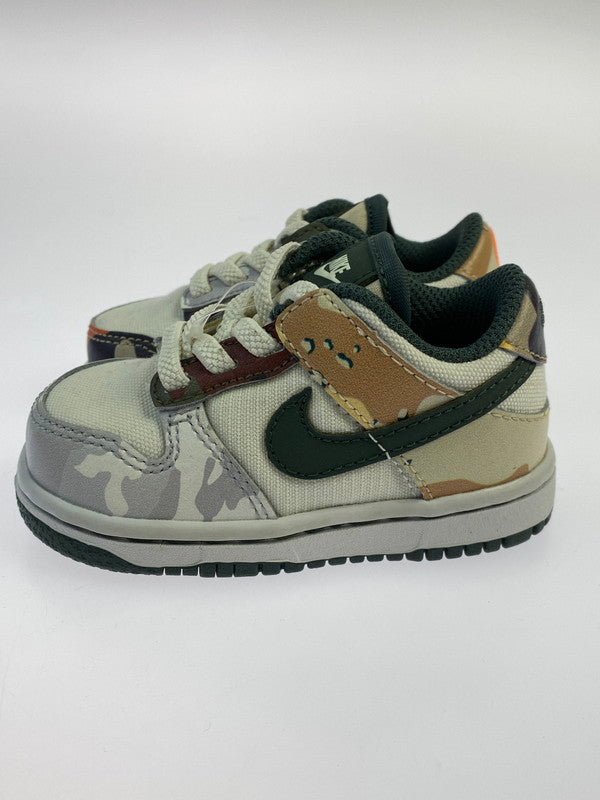 【中古品】【キッズ】 NIKE ナイキ DUNK LOW SE (TDE) DB1902-100 ダンク ロー スニーカー 靴 173-260219-yn-20-min サイズ：10cm US4C カラー：SAIL/VINTAGE GREEN 万代Net店