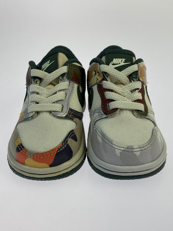 【中古品】【キッズ】 NIKE ナイキ DUNK LOW SE (TDE) DB1902-100 ダンク ロー スニーカー 靴 173-260219-yn-20-min サイズ：10cm US4C カラー：SAIL/VINTAGE GREEN 万代Net店
