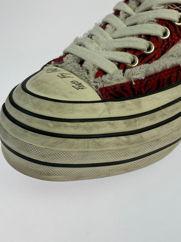 【中古品】【レディース】 XVESSEL GOP LOWS-YEAR OF THE TIGER F21X33R ヴェセル ローカーットスニーカー 靴 166-260219-yn-18-min サイズ：24.5cm カラー：RED 万代Net店