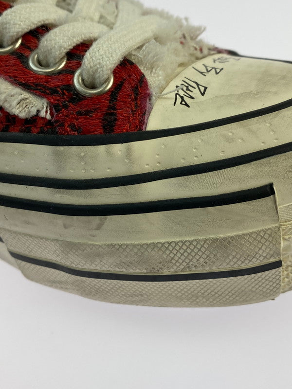 【中古品】【レディース】 XVESSEL GOP LOWS-YEAR OF THE TIGER F21X33R ヴェセル ローカーットスニーカー 靴 166-260219-yn-18-min サイズ：24.5cm カラー：RED 万代Net店