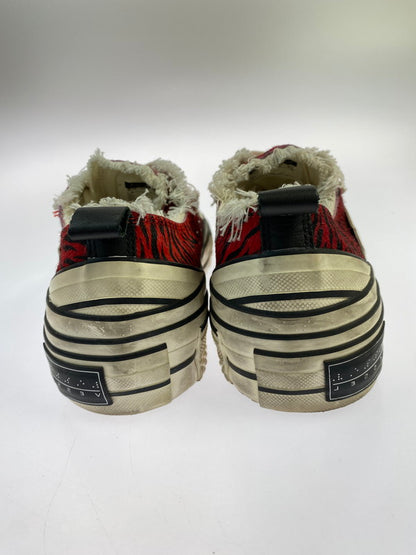 【中古品】【レディース】 XVESSEL GOP LOWS-YEAR OF THE TIGER F21X33R ヴェセル ローカーットスニーカー 靴 166-260219-yn-18-min サイズ：24.5cm カラー：RED 万代Net店