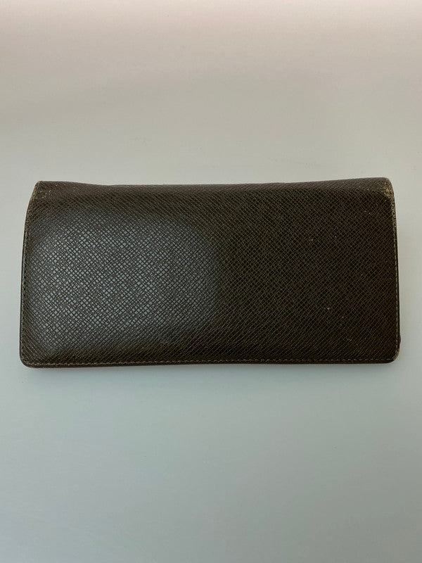【現状渡し品】【メンズ】 LOUIS VUITTON ルイ・ヴィトン タイガ ポルトフォイユ ブラザ M32578 SP3162 ロングウォレット 二つ折り長財布 179-260222-kk-31-min カラー：グリズリ 万代Net店