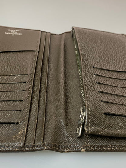 【現状渡し品】【メンズ】 LOUIS VUITTON ルイ・ヴィトン タイガ ポルトフォイユ ブラザ M32578 SP3162 ロングウォレット 二つ折り長財布 179-260222-kk-31-min カラー：グリズリ 万代Net店