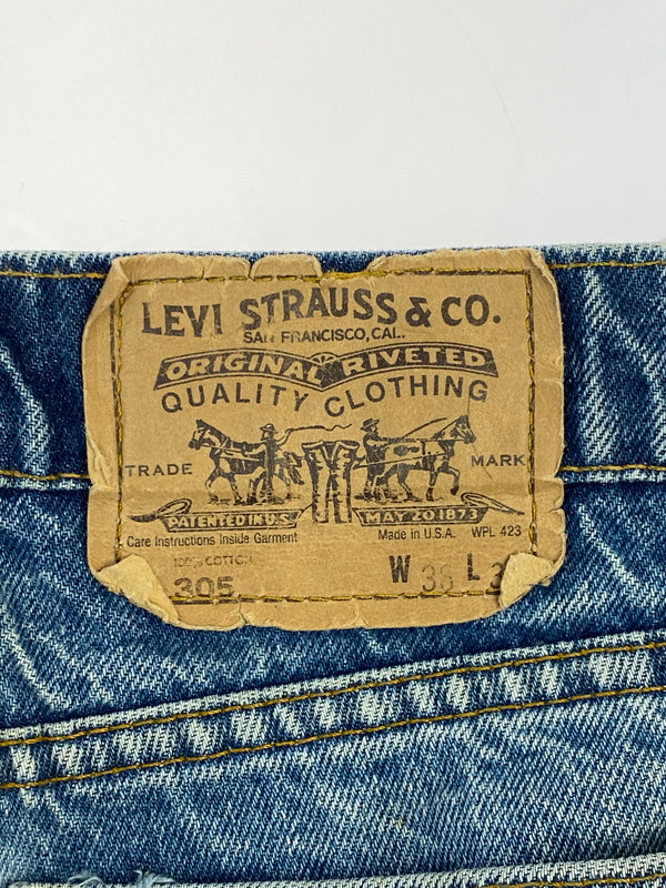 【現状渡し品】【メンズ】 LEVI'S リーバイス 20505-0217 80S DENIM PANT デニムパンツ ボトムス ヴィンテージ 157-260718-AS-71-min サイズ：W36L33 カラー：ブルー 万代Net店