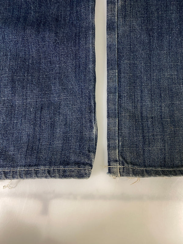 【中古品】【メンズ】 ROCA WEAR ロカウェア PATCH WORK DESIGN DENIM PANT パッチワーク デザイン デニム パンツ メンズ ボトムス ジーンズ ジーパン 157-260720-em-23-min サイズ：W32 カラー：インディゴ 万代Net店