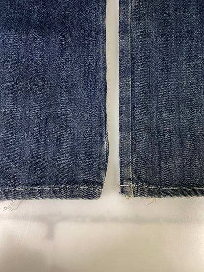 【中古品】【メンズ】 ROCA WEAR ロカウェア PATCH WORK DESIGN DENIM PANT パッチワーク デザイン デニム パンツ メンズ ボトムス ジーンズ ジーパン 157-260720-em-23-min サイズ：W32 カラー：インディゴ 万代Net店
