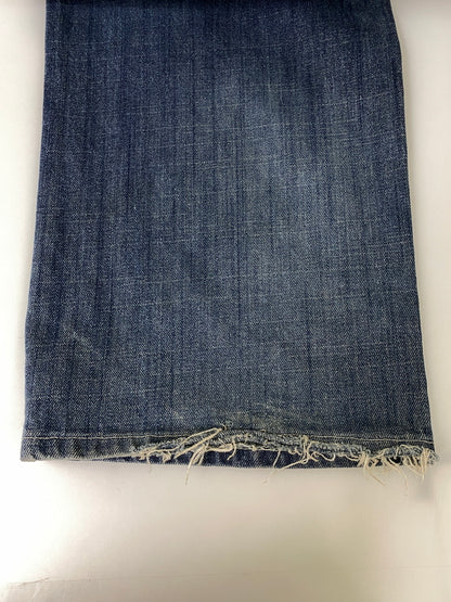 【中古品】【メンズ】 ROCA WEAR ロカウェア PATCH WORK DESIGN DENIM PANT パッチワーク デザイン デニム パンツ メンズ ボトムス ジーンズ ジーパン 157-260720-em-23-min サイズ：W32 カラー：インディゴ 万代Net店