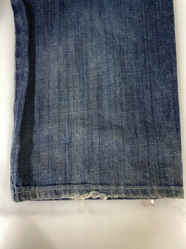 【中古品】【メンズ】 ROCA WEAR ロカウェア PATCH WORK DESIGN DENIM PANT パッチワーク デザイン デニム パンツ メンズ ボトムス ジーンズ ジーパン 157-260720-em-23-min サイズ：W32 カラー：インディゴ 万代Net店