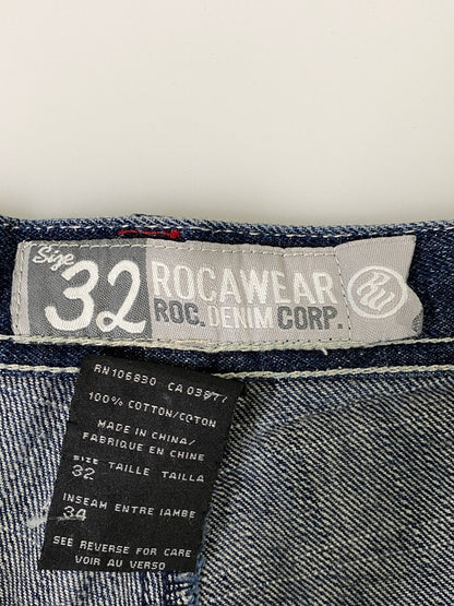 【中古品】【メンズ】 ROCA WEAR ロカウェア PATCH WORK DESIGN DENIM PANT パッチワーク デザイン デニム パンツ メンズ ボトムス ジーンズ ジーパン 157-260720-em-23-min サイズ：W32 カラー：インディゴ 万代Net店