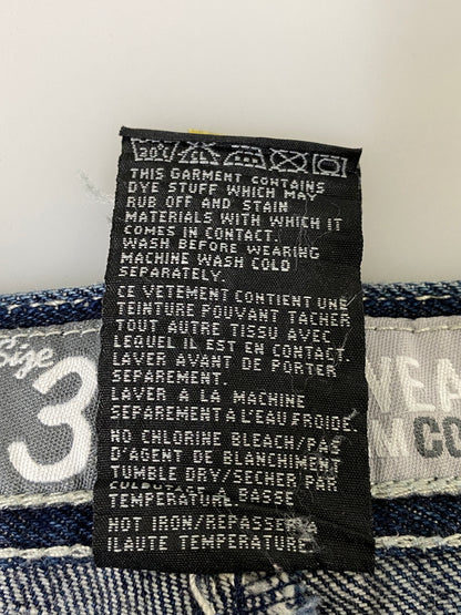 【中古品】【メンズ】 ROCA WEAR ロカウェア PATCH WORK DESIGN DENIM PANT パッチワーク デザイン デニム パンツ メンズ ボトムス ジーンズ ジーパン 157-260720-em-23-min サイズ：W32 カラー：インディゴ 万代Net店
