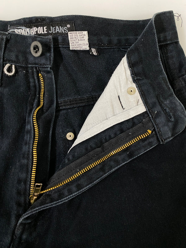 【中古品】【メンズ】 SOUTHPOLE サウスポール DENIM PANT デニムパンツ メンズ ボトムス ジーパン ジーンズ 157-260720-em-21-min サイズ：28 カラー：ブラック 万代Net店