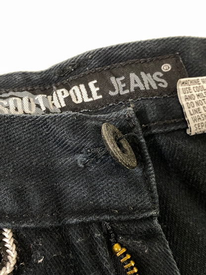 【中古品】【メンズ】 SOUTHPOLE サウスポール DENIM PANT デニムパンツ メンズ ボトムス ジーパン ジーンズ 157-260720-em-21-min サイズ：28 カラー：ブラック 万代Net店