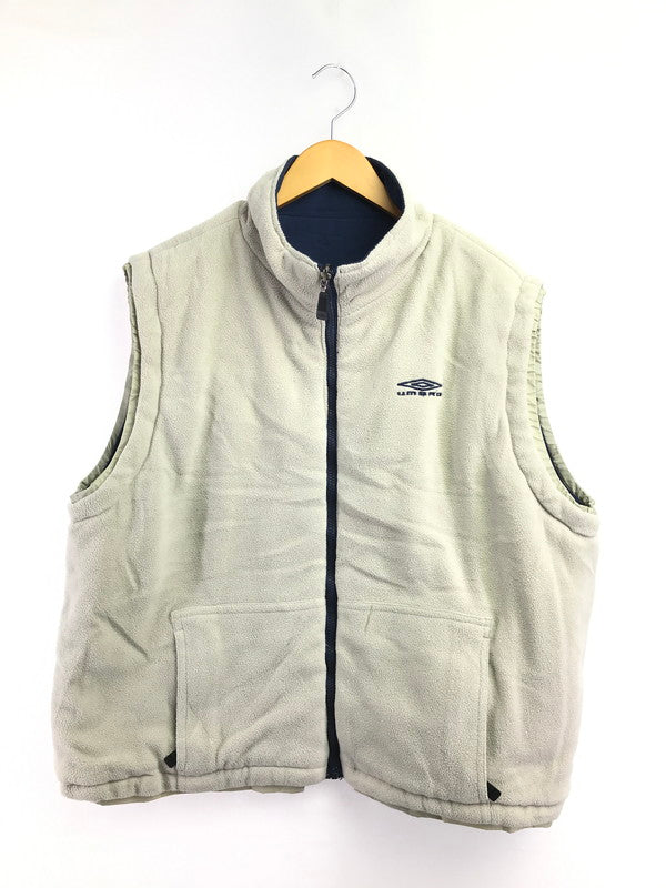 【中古品】【メンズ】 UMBRO アンブロ 00's REVERSIBLE VEST リバーシブル ベスト トップス 146-260820-rt-15-tag サイズ：不明 下記参照 カラー：ネイビー 万代Net店