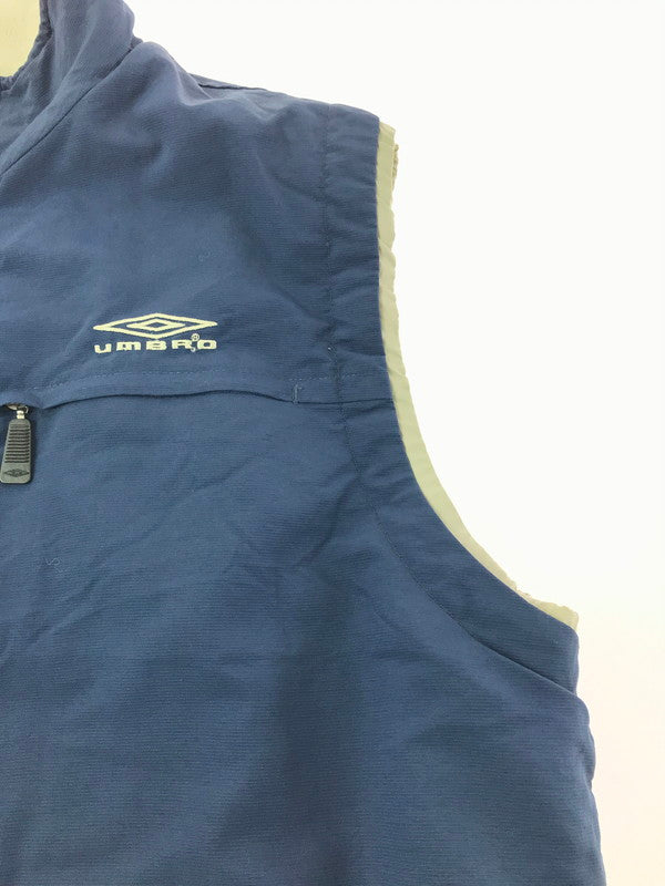 【中古品】【メンズ】 UMBRO アンブロ 00's REVERSIBLE VEST リバーシブル ベスト トップス 146-260820-rt-15-tag サイズ：不明 下記参照 カラー：ネイビー 万代Net店