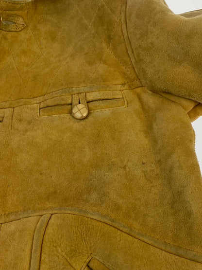 【中古品】【メンズ】 SHEARLING シアリング MOUTON COAT ムートン コート ジャケット アウター 146-260215-SH-12-min カラー：ブラウン 万代Net店
