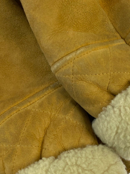 【中古品】【メンズ】 SHEARLING シアリング MOUTON COAT ムートン コート ジャケット アウター 146-260215-SH-12-min カラー：ブラウン 万代Net店