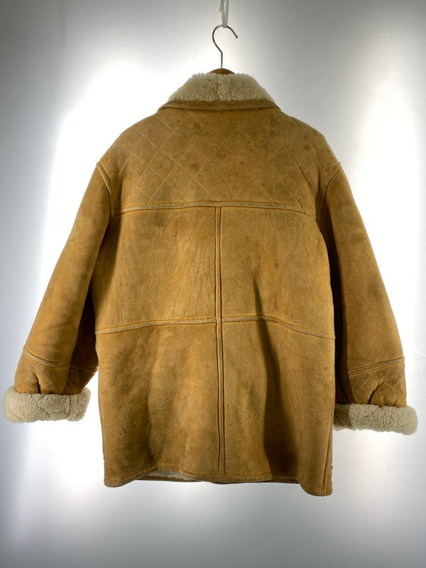 【中古品】【メンズ】 SHEARLING シアリング MOUTON COAT ムートン コート ジャケット アウター 146-260215-SH-12-min カラー：ブラウン 万代Net店