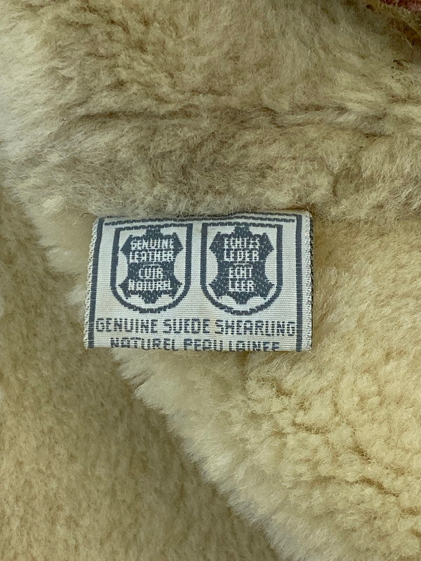 【中古品】【メンズ】 SHEARLING シアリング MOUTON COAT ムートン コート ジャケット アウター 146-260215-SH-12-min カラー：ブラウン 万代Net店