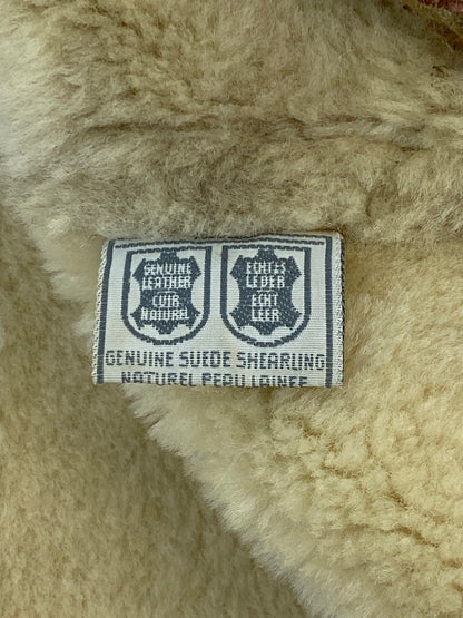 【中古品】【メンズ】 SHEARLING シアリング MOUTON COAT ムートン コート ジャケット アウター 146-260215-SH-12-min カラー：ブラウン 万代Net店
