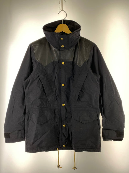 【中古品】【メンズ】 Rocky Mountain FeatherBed ロッキーマウンテンフェザーベッド LEATHER YOKE MOUNTAIN JACKET 450-432-04 レザー ヨーク マウンテンジャケット ゴアテックス レザー アウター 145-260215-SH-07-min サイズ：38 カラー：ブラック 万代Net店