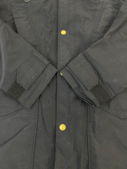 【中古品】【メンズ】 Rocky Mountain FeatherBed ロッキーマウンテンフェザーベッド LEATHER YOKE MOUNTAIN JACKET 450-432-04 レザー ヨーク マウンテンジャケット ゴアテックス レザー アウター 145-260215-SH-07-min サイズ：38 カラー：ブラック 万代Net店