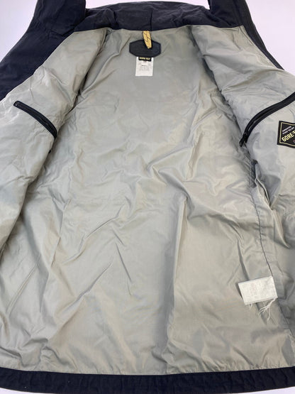 【中古品】【メンズ】 Rocky Mountain FeatherBed ロッキーマウンテンフェザーベッド LEATHER YOKE MOUNTAIN JACKET 450-432-04 レザー ヨーク マウンテンジャケット ゴアテックス レザー アウター 145-260215-SH-07-min サイズ：38 カラー：ブラック 万代Net店