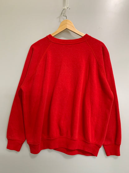 【現状渡し品】【メンズ】 SNOOPY スヌーピー 70-80S JOE COOL SWEAT SHIRT スウェットシャツ トレーナー ヴィンテージ 146-260718-AS-28-min サイズ：XL カラー：レッド 万代Net店