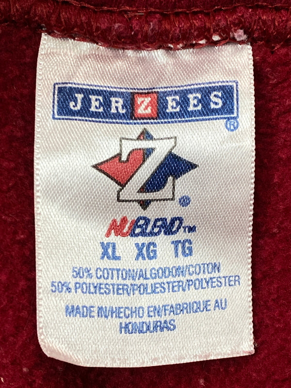 【中古品】【メンズ】 JERZEES ジャージーズ LOGO HOODED ロゴ フーディー パーカー トップス 146-260715-yn-20-min サイズ：XL カラー：レッド 万代Net店