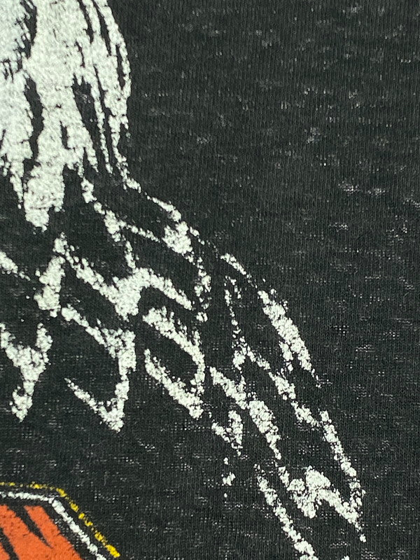 【中古品】【メンズ】 HARLEY DAVIDSON ハーレーダビッドソン 80's EAGLE PRINT 80年代 イーグルプリント Tシャツ 146-260215-SH-08-min サイズ：L カラー：ブラック 万代Net店