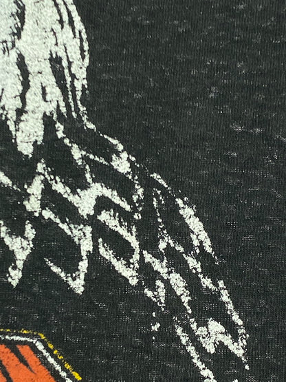 【中古品】【メンズ】 HARLEY DAVIDSON ハーレーダビッドソン 80's EAGLE PRINT 80年代 イーグルプリント Tシャツ 146-260215-SH-08-min サイズ：L カラー：ブラック 万代Net店
