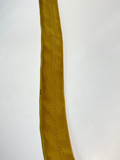 【中古品】【メンズ】 HAUTE LEATHER BAG オート レザーバッグ カバン 188-260219-yn-22-min カラー：ベージュイエロー 万代Net店