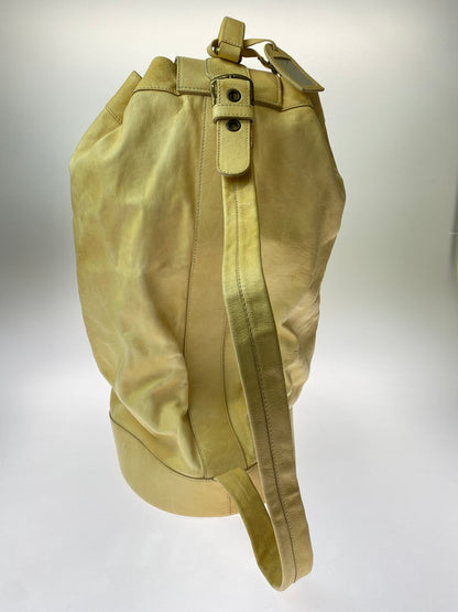 【中古品】【メンズ】 HAUTE LEATHER BAG オート レザーバッグ カバン 188-260219-yn-22-min カラー：ベージュイエロー 万代Net店