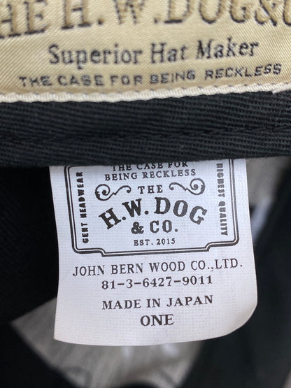 【中古品】【メンズ】 THE H.W.DOG＆CO ドッグアンドコー 24AW SUPERIOR LOGO BASEBALL CAP D-00961 スペリオールロゴ ベースボールキャップ 帽子 185-260222-kk-34-min サイズ：ONE カラー：ブラック 万代Net店