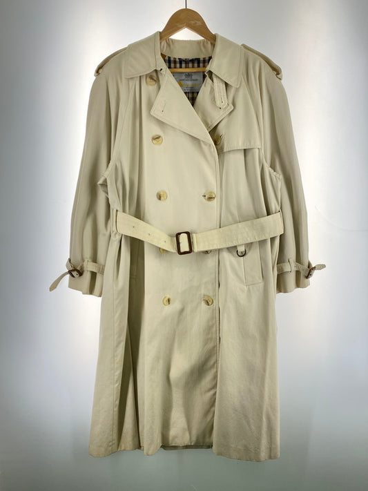 【現状渡し品】【メンズ】 Aquascutum アクアスキュータム イングランド製 90S トレンチコート メンズ アウター 146-260421-KS-06-min カラー：ベージュ系 万代Net店
