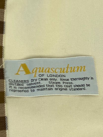 【現状渡し品】【メンズ】 Aquascutum アクアスキュータム イングランド製 90S トレンチコート メンズ アウター 146-260421-KS-06-min カラー：ベージュ系 万代Net店