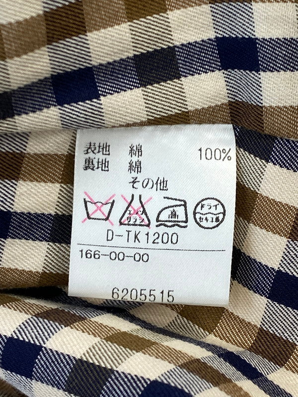 【現状渡し品】【メンズ】 Aquascutum アクアスキュータム イングランド製 90S トレンチコート メンズ アウター 146-260421-KS-06-min カラー：ベージュ系 万代Net店
