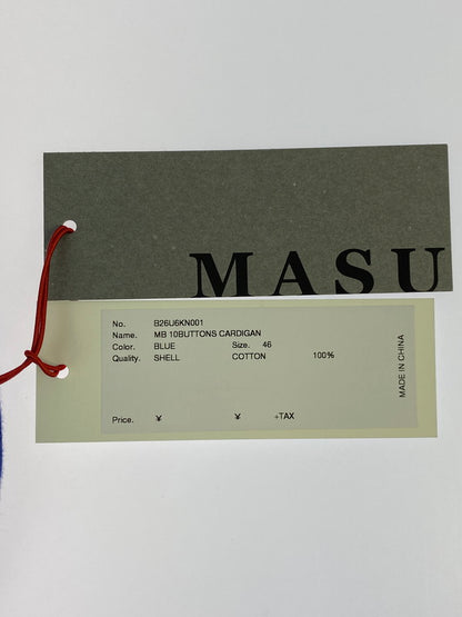 【中古品】【メンズ】 MASU エムエーエスユー MB 10 BUTTONS CARDIGAN B26U6KN001 26SS テン ボタンズ カーディガン メンズ トップス 140-260220-em-01-min サイズ：46 カラー：ブルー 万代Net店