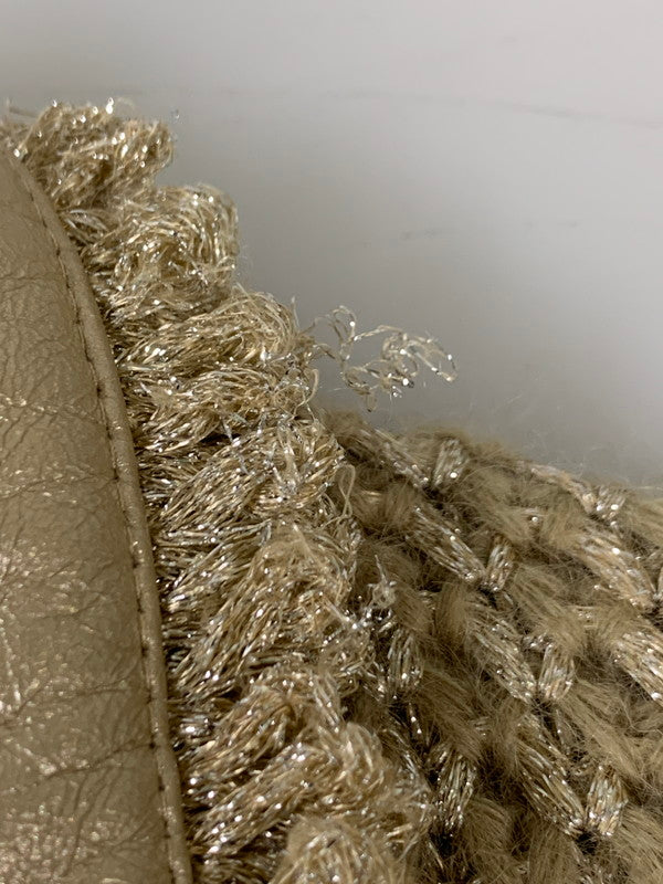 【中古品】【レディース】 CHANEL シャネル VINTAGE GOLD SHIMMER KNIT CARDIGAN SWEATER P23997V01600 ヴィンテージ ゴールド シマーニットカーディガン トップス 168-260607-SH-06-hon サイズ：38 カラー：オークル系/ゴールド 万代Net店